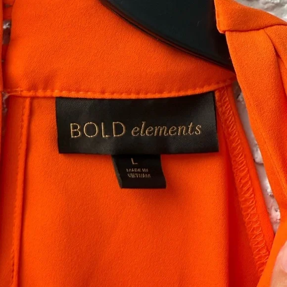 Bold Elements Women's Sleeveless Halter Cross Shift Dress Large - Picture 9 of 14